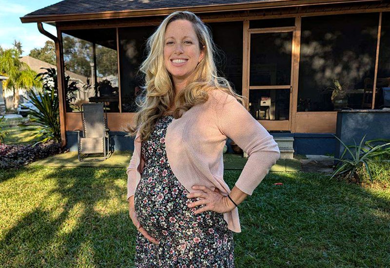 Anna, December '24, very pregnant and ready to get this over with...